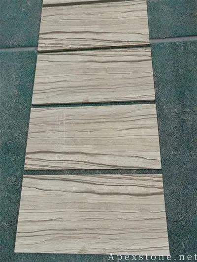 Tile de perete din marmură din lemn de cafea fluturată